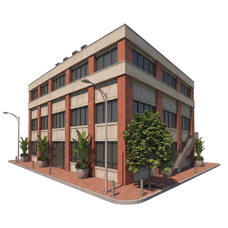 commercial building icon