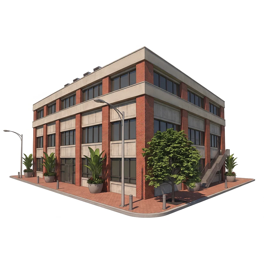 commercial building icon